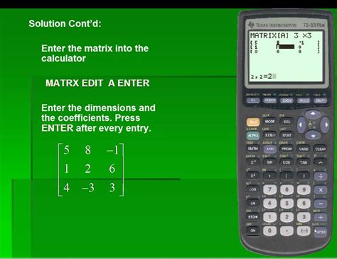 how to inverse a matrix on ti-84