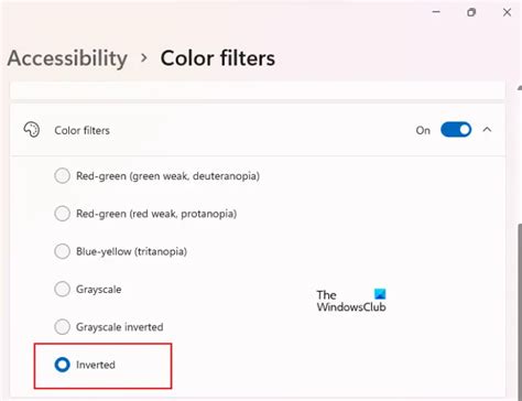 how to invert color on computer