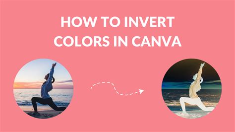 how to invert colors on image in canva