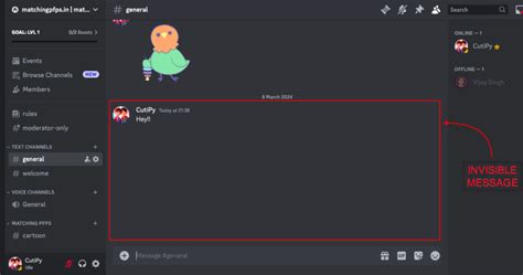 how to invisible ping someone on discord