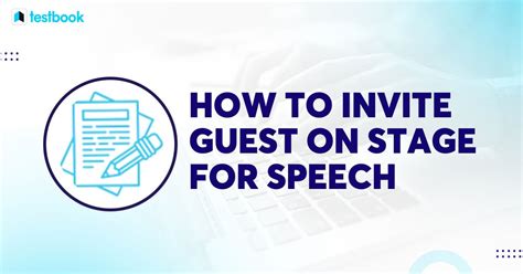 how to invite guest on stage for speech script