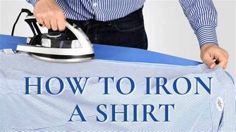 how to iron a shirt step-by-step with pictures