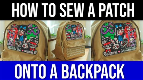 How To Iron On A Patch On A Backpack