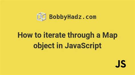 how to iterate map object in javascript