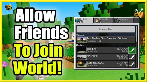 how to join a friends world in minecraft java without realms