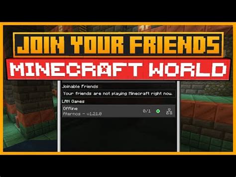 how to join someone's singleplayer world in minecraft java