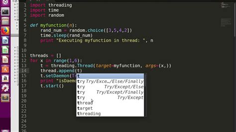 how to join threads in python