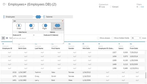 How To Join Two Databases In Tableau