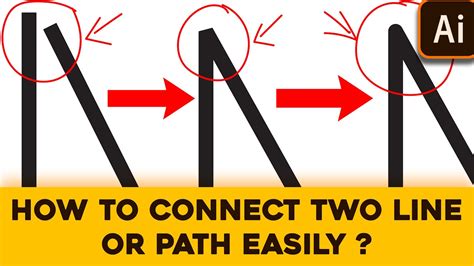 How To Join Two Line Segments In Illustrator