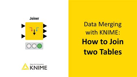 How To Join Two Tables In Knime