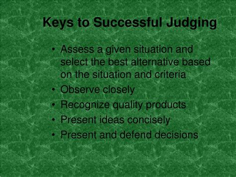 how to judge ppt presentation