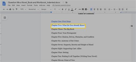 How To Jump To Bookmarks In Google Docs