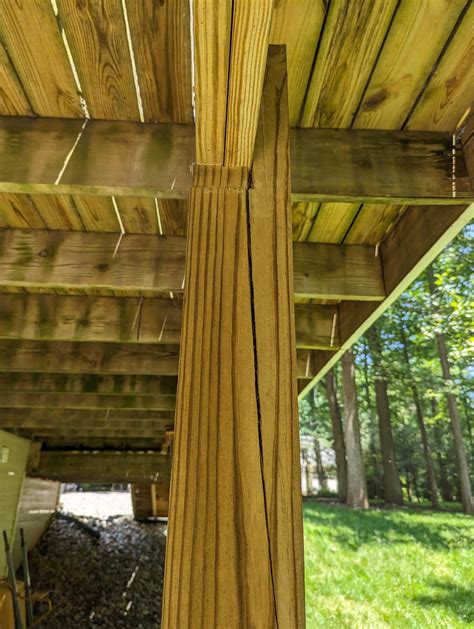 How To Keep 6X6 Post From Cracking