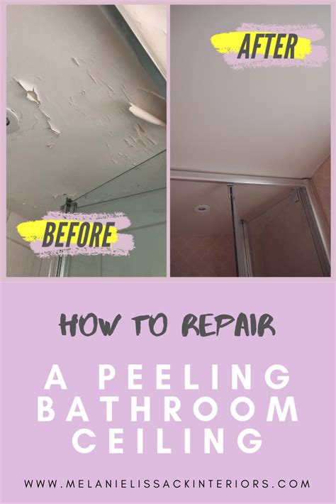 How To Keep Bathroom Ceiling From Peeling