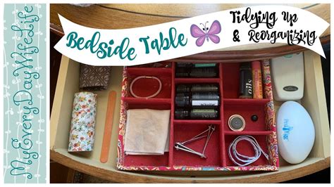 How To Keep Bedside Table Tidy