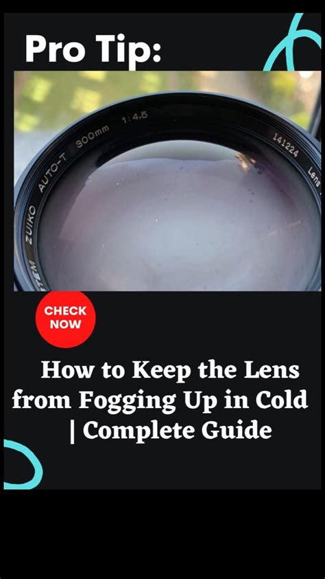 How To Keep Camera Lenses From Fogging