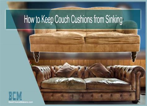 How To Keep Couch From Sinking In