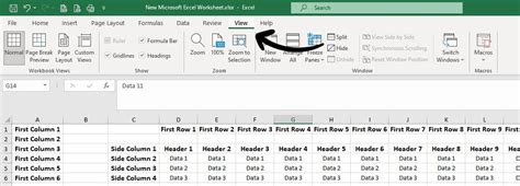 how to keep first row visible in excel when scrolling