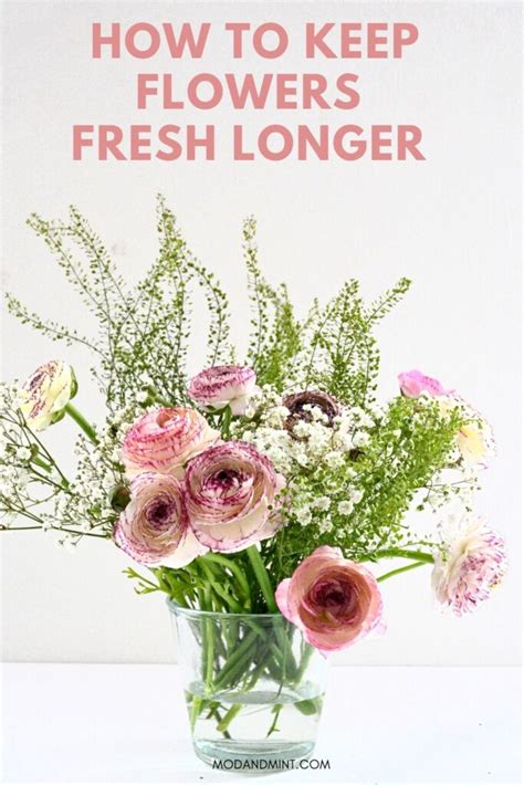 how to keep flowers out of water
