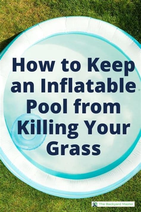 How To Keep Inflatables From Killing Grass