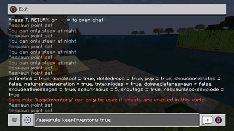 How To Keep Inventory In Minecraft Command