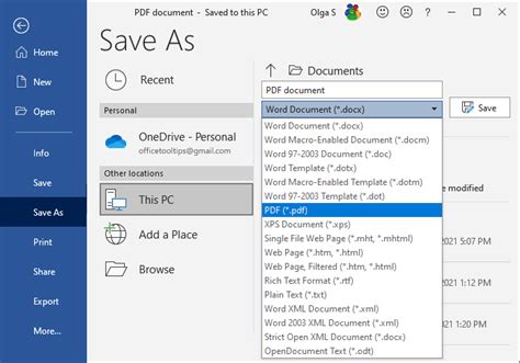 how to keep pdf format in word