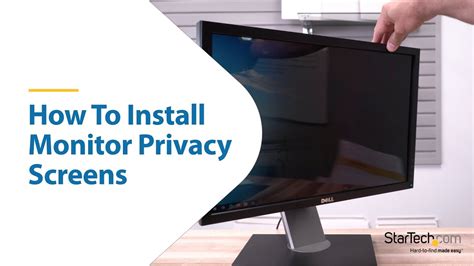 how to keep privacy screen on monitor