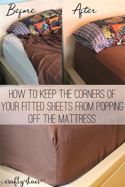 How To Keep Sheets From Popping Off