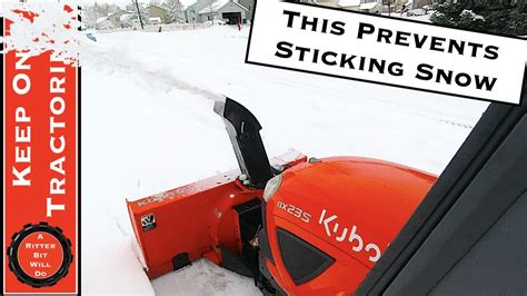 How To Keep Snow From Sticking In Snowblower
