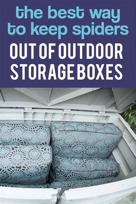 How To Keep Spiders Out Of Deck Box