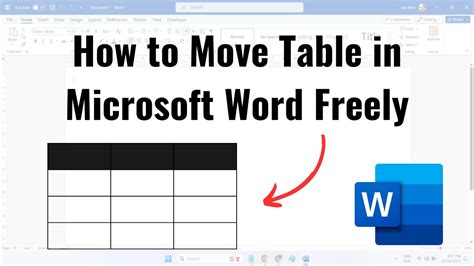 How To Keep Tables From Moving In Word
