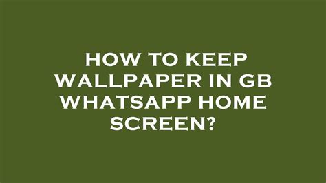 How To Keep Wallpaper In Computer