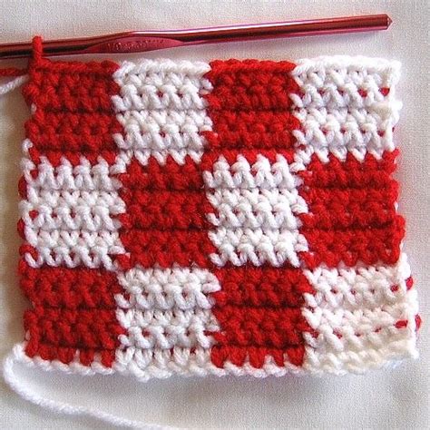 Checkerboard knitting stitch pattern Don't Be Such A Square