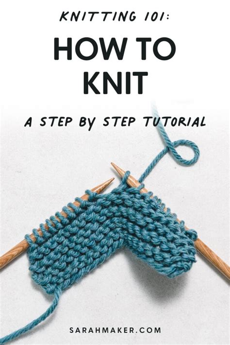 How To Knit Tutorial For Beginners