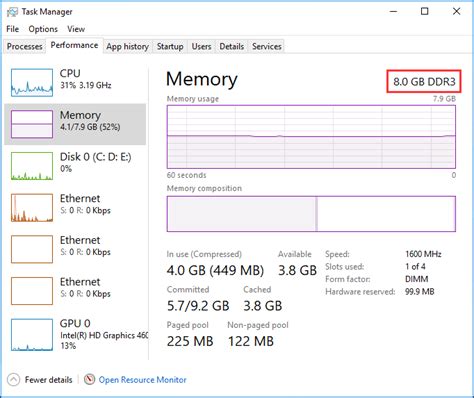 how to know ddr of ram windows 7