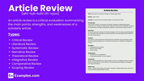How To Know If An Article Is A Review Article