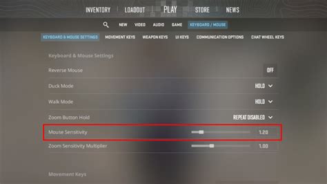 how to know my sensitivity in cs2