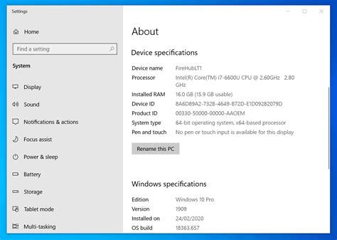 how to know ram specs windows 10