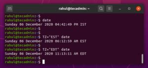 How To Know The Current Time In Linux