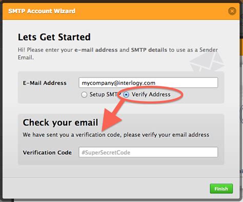 how to know the email code