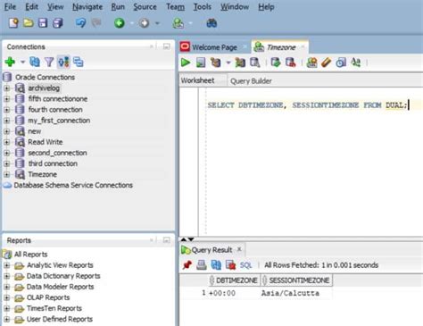 How To Know The Timezone In Oracle