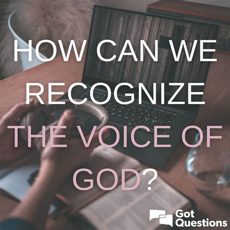 how to know the voice of god