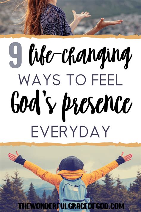 how to know when you feel god's presence