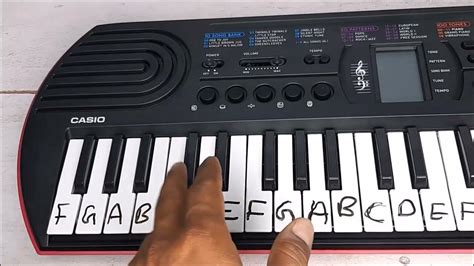 How To Label Casio Keyboard Keys
