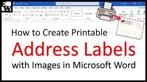 How To Label In Microsoft Word
