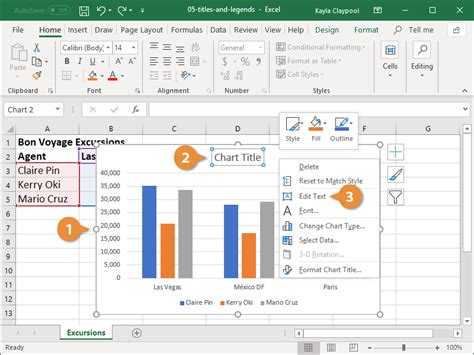 how to label legend in excel graph