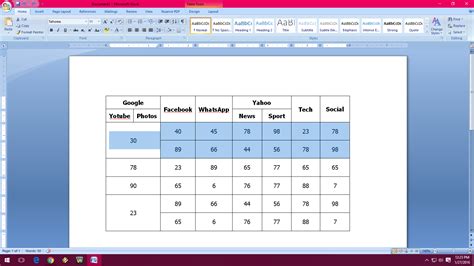 How To Label Tables In Ms Word