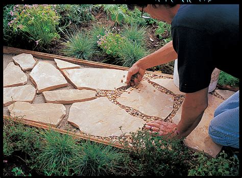 How To Lay Flagstone Over Grass