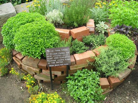 how to layout an herb garden
