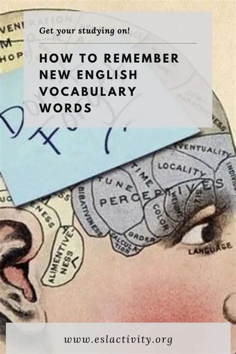 how to learn and remember english words